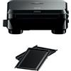 BRAUN SnackMaker 5 SM5001 - Piastre Grill Rimovibili in Alluminio Pressofuso, Piastre Lavabili in Lavastoviglie, 800W, Nero