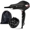Imetec - Bellissima P7 3200, Asciugacapelli professionale, motore AC, 2100 W, 2 Velocita, 3 Temperature