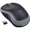 LOGITECH - Wireless Mouse M185, tecnologia wireless plug and play, Bluetooth, batteria un anno di autonomia - Nero