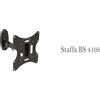 Blunord 4108 - Staffa per Tv da 19" a 40" , Vesa 100*100-200*200, Singolo snodo