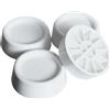 Meliconi Base Stands, Gommini antivibrazione per Lavatrici e Asciugatrici, Plastica, Bianco, 4,5 x 1,5 cm