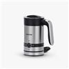 Severin SM 3584 montalatte Schiumatore per latte automatico Nero, Acciaio inossidabile
