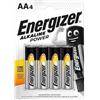 ENERGIZER STILO ALCALINA AA ALKALINE POWER, Blister da 4pcs