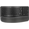 Logitech - Wave Keys tastiera Ufficio RF senza fili + Bluetooth QWERTY Italiano - Grafite