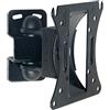 FEAL Fe.al. Over Super 1 - Supporto da parete per TV 10"-22" , Vesa 100 x 100, Uno snodo e inclinabile