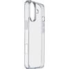 CELLULARLINE - Cover CLEAR STRONG per iPhone 16, bordi in gomma, protezione da urti e graffi - Trasparente