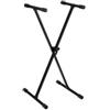 KARMA - KS81P - Supporto per tastiere pieghevole e leggero - Nero