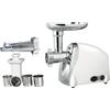 RGV Duetto Plus Tritacarne, Passapomodoro, Grattuggia, 500 W, Acciaio Inossidabile