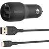 Belkin BOOSTCHARGE Smartphone Nero Accendisigari Auto