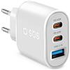 SBS - Caricabatterie presa USB - Type-c - TETR1USB2CPD45W