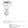 Cellularline CBRSMKIT10WMUSBW Auto Bianco caricabatterie per cellulari e PDA