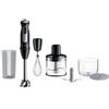 Braun MultiQuick 5 MQ55.254MBK 0,5 L Frullatore ad immersione 1000 W Nero, Acciaio inox