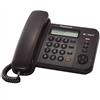 Panasonic KX-TS580EX1 Sistema telefonico integrato con display LCD e ID di chiamata Nero