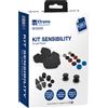 XTREME - KIT SENSIBILITY per DualSense, 2 stickers antiscivolo, 10 anelli in spugna, set trigger e thumb grips -nero