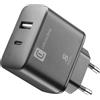 Cellularline Dual Super Fast Charger 25W - Samsung Caricabatterie da rete 2 porte USB e USB-C con tecnologia Super Fast Charge 25W