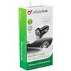 Cellularline USB Car Charger Dual - Universale Caricabatterie da auto con doppia presa USB Nero