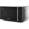 Whirlpool MWP 103 SB forno a microonde Superficie piana Microonde con grill 20 L 700 W Nero, Argento