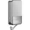 EcoFlow EF-RAPID5000-EU Powerbank 5000mAh USB-C e Qi2 Argento Ricarica Rapida