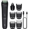 Philips Multigroom 7-in-1 Rifinitore Viso Capelli Corpo con Lame Autoaffilanti