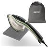 Imetec Steam Easy, ferro da stiro portatile verticale, stira in verticale e orizzontale, piastra ceramica, tripla regolazione di vapore e temperatura,