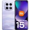 Xiaomi redmi note 15 8+512gb 6.77" 5g mist purple ds ita