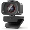 Spedal Webcam 4K con microfono, fotocamera PDAF autofocus PC, 1080P 60FPS, doppio microfono con riduzione del rumore, copertura della privacy, webcam USB Plug & Play per zoom, squadre, laptop, Mac