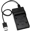ZXEAQFLPR Caricabatteria USB EN-EL5 MH-61, Compatibile Con Nikon, Coolpix 3700 4200 5200 5900 7900 P3 P4 P5000 P5100 P6000 P80 P90 P100 P500 S10 Fotocamera