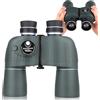 BOSSDUN Binocolo Marino 10X50 con Telemetro Illuminato e Bussola, Impermeabile IPX7, Prismi BAK4, per Navigazione e Caccia, Include Tracolla e Borsa (Y)