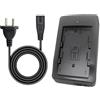 ZXEAQFLPR Caricabatteria MH-18, Compatibile Con Nikon, EN-EL3 EN-EL3E EN-EL3A, Compatibile Con Batteria D50 D70 D100 D80 D200 D90 D300 D700 D70S MH-18A(AU)
