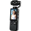 Denash Fotocamera per Vlogging 4K, Action Camera Portatile con Obiettivo | Registrazione con Messa a Fuoco Verticale, Videocamera Sportiva, Zoom Digitale, Supporto per Luce di Riempimento,