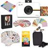 Kodak Step Fotocamera, Camera Digitale Istantanea, Sensore d'Immagine 10 MP, Tecnologia Zink Zero Ink, Pacco Regalo, Bianco