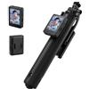 Kivivaka Treppiede per selfie in ABS da 1,7 m, estensibile, in ABS, 1,7 m (A) | Display specchietto retrovisore, inquadratura in tempo reale, telecomando wireless, lunghezza massima 1,7 m, struttura in ABS