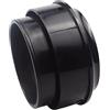 Generic Obiettivo in vetro di rifrazione da 80 mm Supporto in plastica ABS Telescopio astronomico Accessori fai da te