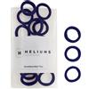 Heliums Piccoli elastici per capelli morbidi - blu navy - Mini fasce in nylon da 2,5 cm, nessun danno per coda di cavallo per bambini, trecce e capelli sottili, 30 pezzi