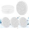 vaolmlop 25pz Spugnette Viso Pulizia,Compressa Spugna,100% Naturale Compresse Spugne Per Viso In Cellulosa Per La Pulizia Del Facial,Esfoliante,Maschera,Rimozione Trucco (bianco)