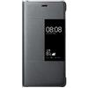 Huawei P9 Custodia Protettiva, Pelle, Grigio scuro