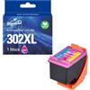 Superprint 302 XL - Cartuccia d'inchiostro a colori compatibile con HP 302 302XL per Deskjet 1210 2130 3630 Officejet 3830 4650 Envy 4510 4520 AIO (1 colore)