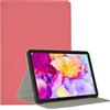 AKNICI Custodia Cover per TECLAST P30HD/ M40 Air/ P30 Air Tablet 10.1 Pollici, Custodia PU Pelle Ultra Sottile Supporto Multiplo con Retro Morbida in TPU per TECLAST P30HD/ M40 Air/ P30 Air, Rosa