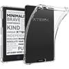 QJONSIU Cover per Xteink X4 Pro, Morbido TPU, Trasparente | Ultrasottile, Antishock, Antiscivolo, Protezione Airbag, Anti‑Ingiallimento
