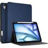 ProCase Cover iPad Air 11 M3/M2 2025/2024, Cover iPad Air 6/5/4 Generazione 10,9 Pollici 2022/2020 [A2588/A2589/A2591/A2324/A2072/A2316/A2325], Custodia con Portapenna -Blu Marino