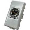 Oniroview Presa TV Maschio Compatibile BTicino Matix, Connettore PAL, Terminale, Bianco