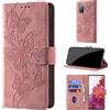 CaseGla Cover per Samsung Galaxy S20 FE 5G 6,5 Pollici, Rosa | Blocco RFID, Portafoglio Pelle PU, Flip Libro, Porta Carte, Magnetica Libretto, Antiurto Protezione Completa