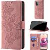 CaseGla Cover per Xiaomi Redmi Note 10 4G / Note 10s, Rosa | Blocco RFID, Portafoglio Pelle PU, Flip Libro, Porta Carte, Magnetica Libretto, Antiurto Protezione Completa