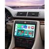 Hikity Autoradio per Audi A4 S4 RS4 8E B6 B7 (2000-2009) con CarPlay Android Auto | Android 15 Schermo 9 IPS Auto Radio con 4+64G Bluetooth Mirror Link Navi GPS EQ WIFI FM RDS USB Microfono Telecamera