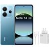 XIAOMI Redmi Note 14 4G Smartohone, 8 GB + 256 GB, Octa-Core, display AMOLED 120 Hz, batteria 5110 mAh, 33 W, blu oceano (versione EU), incluso 67 W HyperCharge