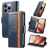 MOJIA Cover per Doogee Note 58 / Note 58 PRO, PU Custodia Antiurto Resistente ai Graffi, Custodia Flip Portafoglio per Telefono con Supporto e Slot per Schede. Blu