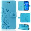 Betterfon - Custodia pieghevole per cellulare, motivo floreale