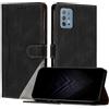 JayModCase Custodia per Motorola Moto G30/G20/G10/Moto G10 Power,Flip Custodia Portafoglio Caso Libro con Magnetica | porta carte di credito | Supporto Stand - Nero