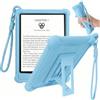 YoungWin Custodia in silicone per Kindle Paperwhite 7th Gen 2015 Release, azzurro | Cinturino da polso, robusto, robusto, antiurto, cavalletto