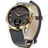 Pininfarina PURA Hybrid Smartwatch - Orologio analogico di lusso con monitoraggio fitness, monitoraggio della frequenza cardiaca e del sonno, Activity Tracker, durata della batteria(Ombra Gold)
